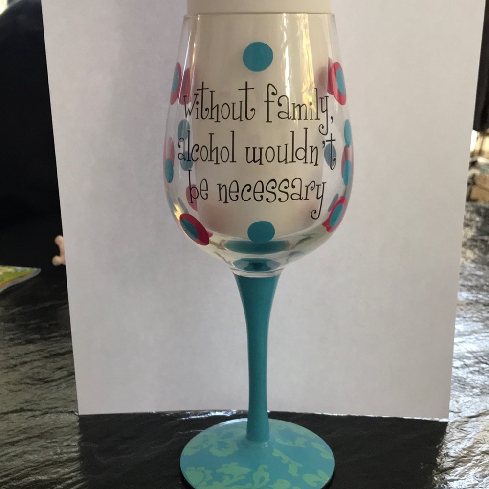 Cypress wine glass